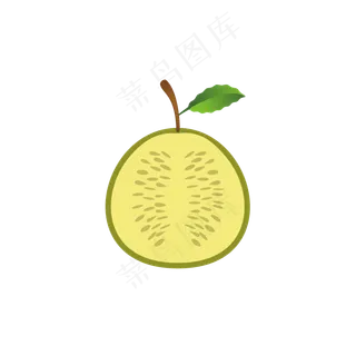 哈密瓜香瓜水果元素