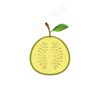 哈密瓜香瓜水果元素