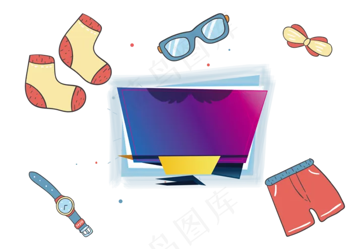 父亲节相关优惠促销ai矢量模版下载