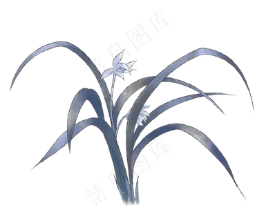 中国风水墨兰花 中国风水墨兰花
