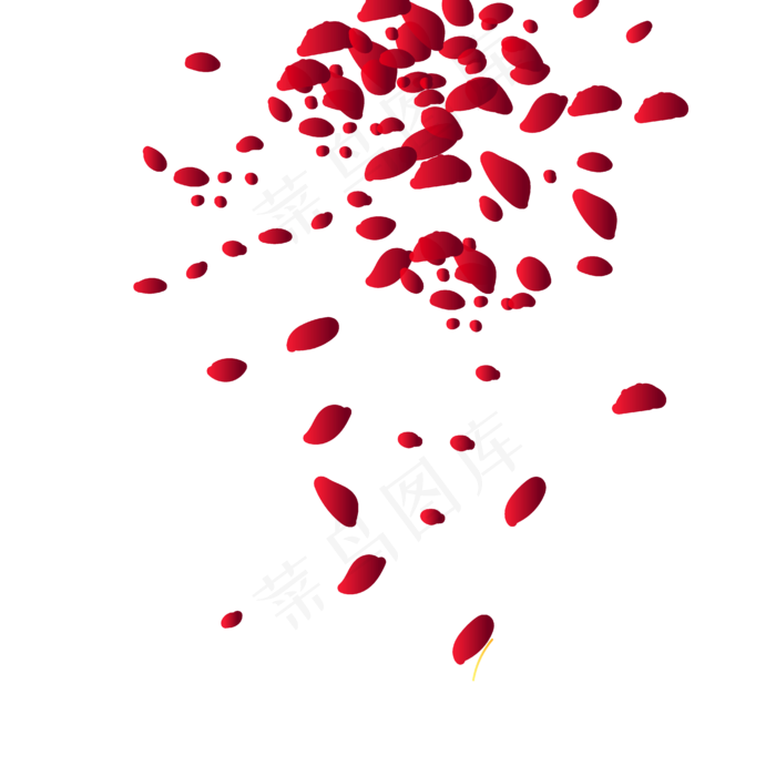 洒落的花瓣(4168*4167px 300 dpi )ai矢量模版下载