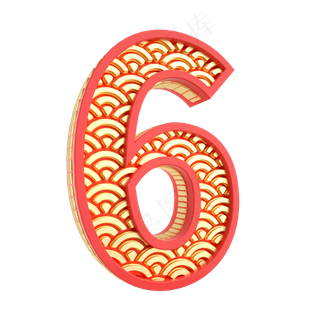 中国风国庆倒计时6