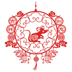 中国结如意吉祥矢量图,免抠元素