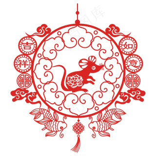 中国结如意吉祥矢量图,免抠元素
