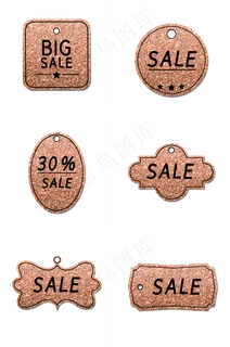 金色闪粉促销吊牌组图