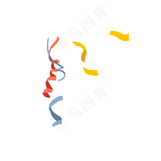 儿童节彩带PNG素材