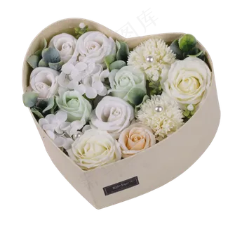 爱心花朵礼品盒礼物盒