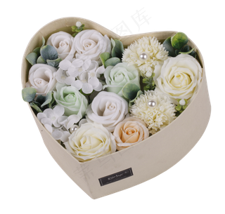 爱心花朵礼品盒礼物盒