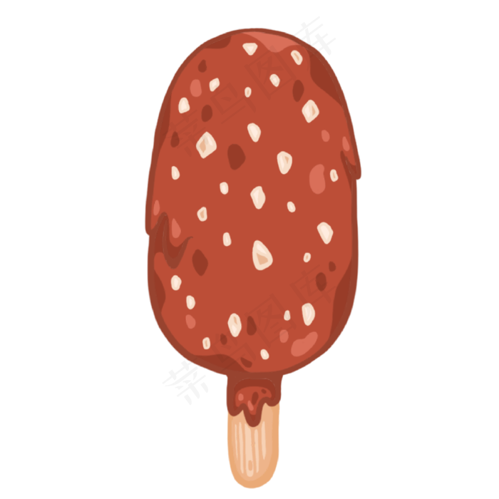 夏天咖啡巧克力雪糕(3508X3643(DPI:300))ai矢量模版下载