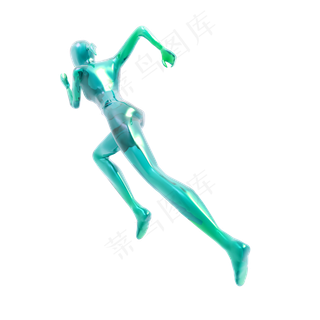 创意运动人物png图