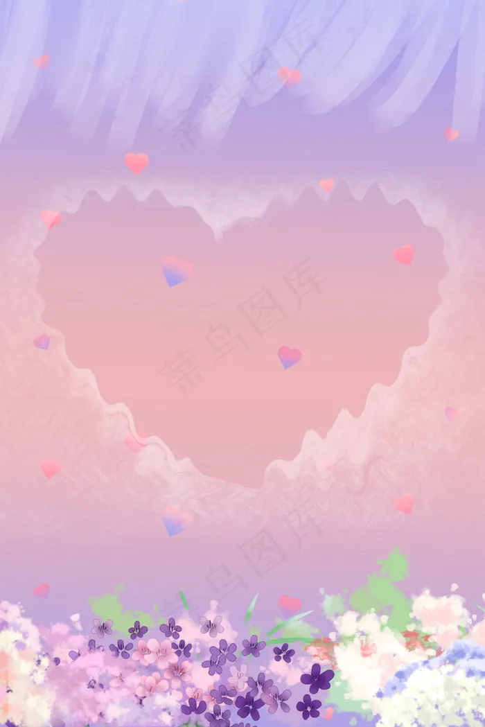 母亲节粉色psd分层banner