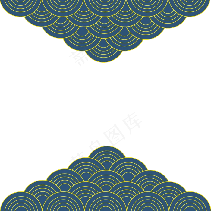 中国风云纹,免抠元素(2000X2000(DPI:300))psd模版下载