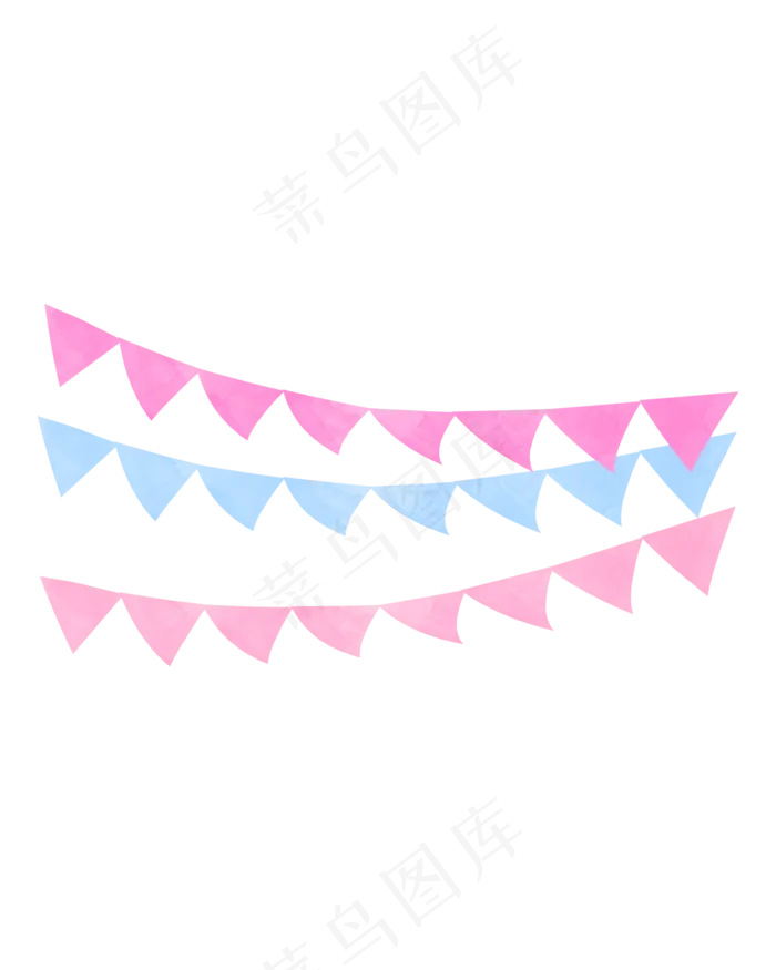 六一儿童节装饰彩带(2000X2500(DPI:300))psd模版下载