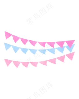 六一儿童节装饰彩带