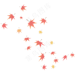 风吹散的落叶漂浮素材免费下载,免抠元素