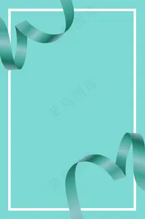 蓝色丝带化妆品店铺首页