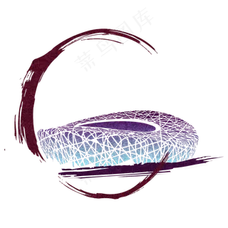 标志性建筑北京鸟巢国家体育场