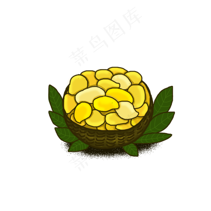 一筐芒果夏季水果素材(886X886(DPI:150))psd模版下载