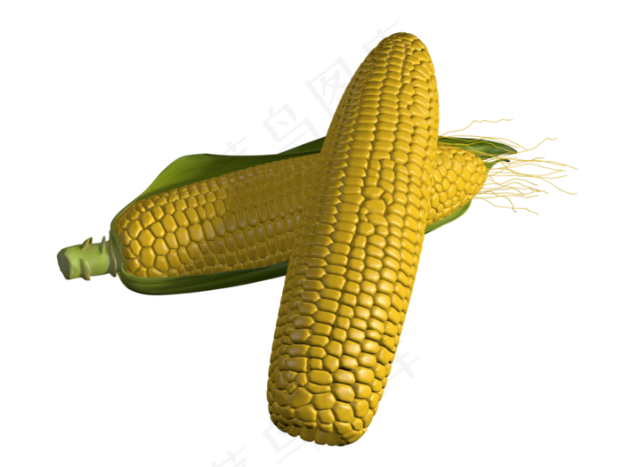 厨房食材黄色玉米,免抠元素