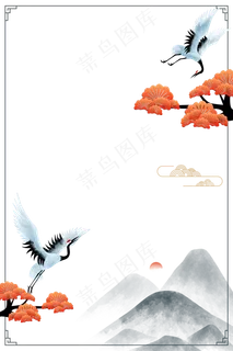 传统节日中式边框,免抠元素