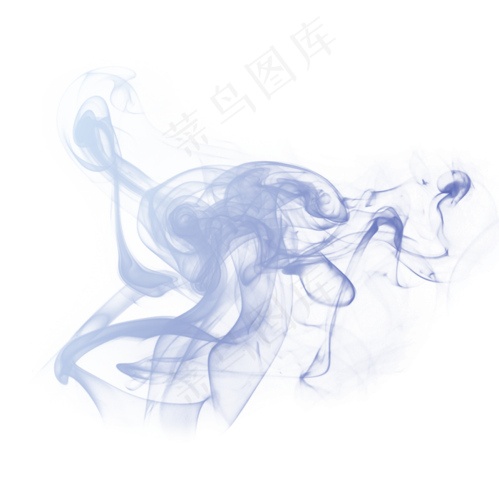 彩色烟雾青烟蒸腾免抠团雾蒸汽