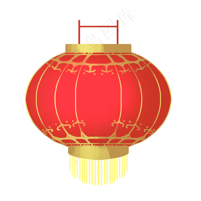 新年春节灯笼,免抠元素(2000X2000(DPI:300))psd模版下载