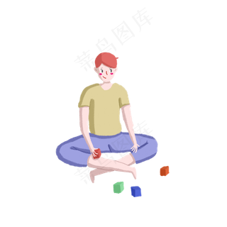 玩玩具的小男孩PNG