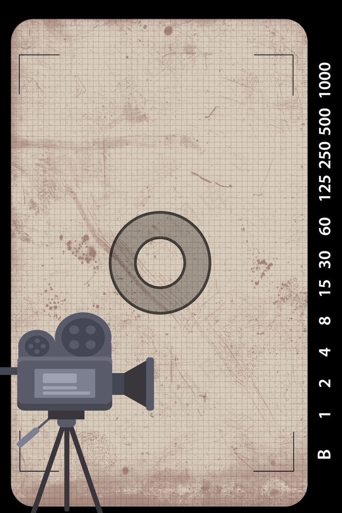 录像机复古风影视广告背景