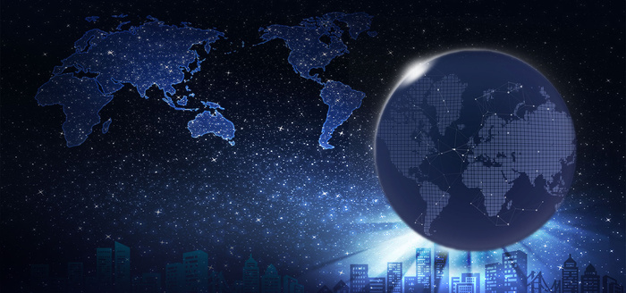 全球化科技信息背景banner
