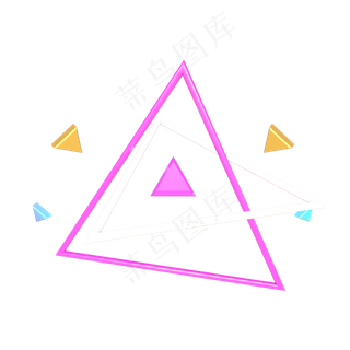 电商618几何不规则线条边框