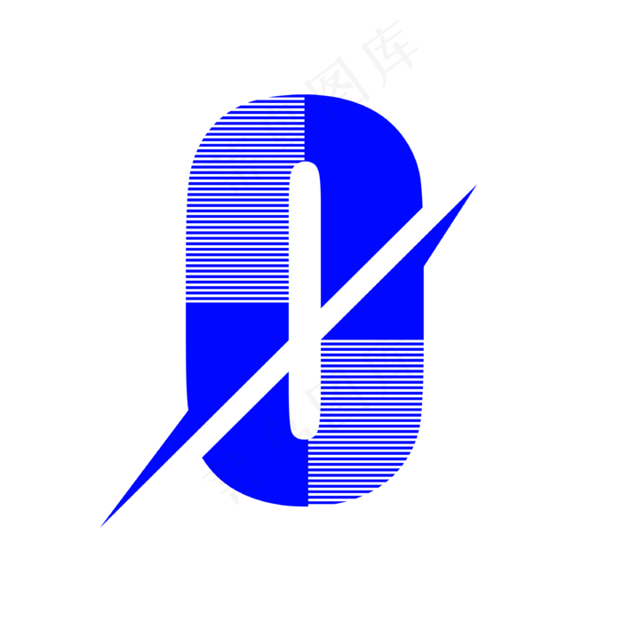 创意英文艺术字字母O(3333*3333px)ai矢量模版下载