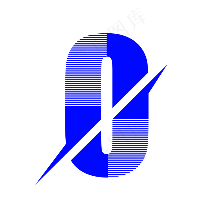 创意英文艺术字字母O(3333*3333px)ai矢量模版下载