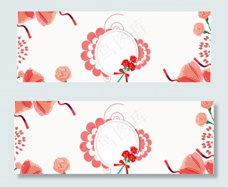 感恩母亲节明信片