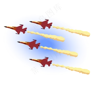 八一建军节空军战斗机,免抠元素