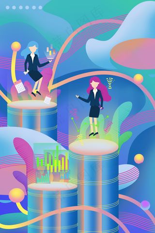 互联网商务办公女性