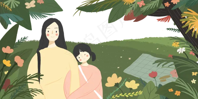 3.8妇女节母亲节边框花框PN