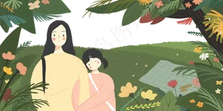 3.8妇女节母亲节边框花框PN