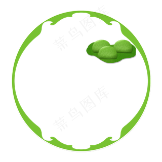 清明节边框png素材