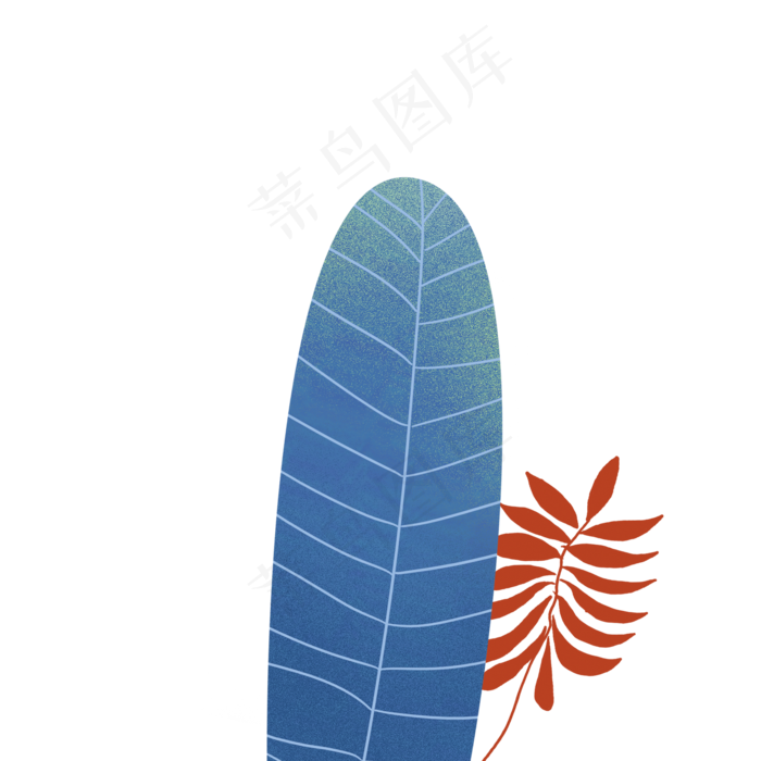 春天植物叶子下载(2000X2000(DPI:300))psd模版下载