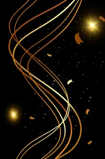 黑金大气华丽展板