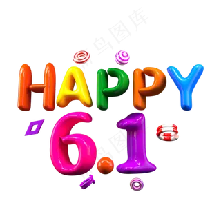 happy61创意效果艺术字