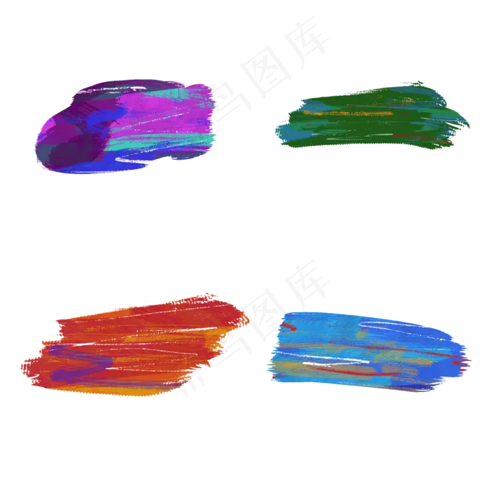 油画笔刷笔触合集(2000X2000(DPI:300))psd模版下载