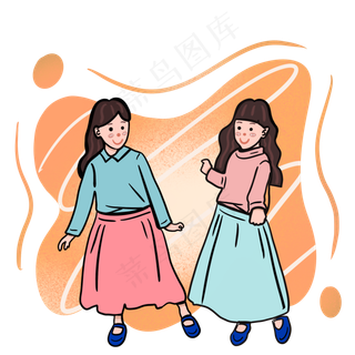 儿童节汉服小朋友