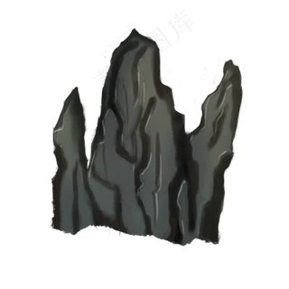 清明节山水png素材