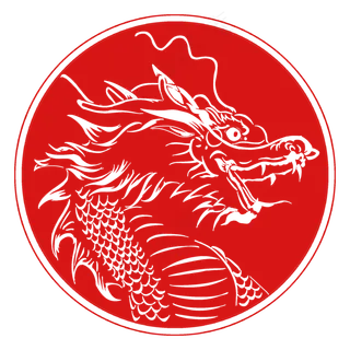 中国风剪纸十二生肖之辰龙,免抠元素