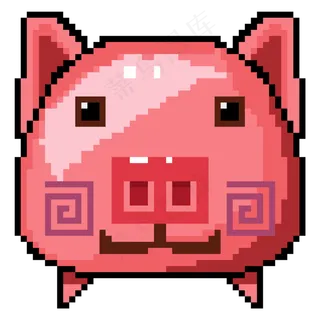 像素风格小猪