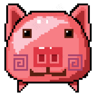 像素风格小猪