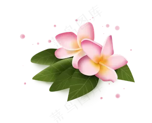 夏季折纸风鸡蛋花