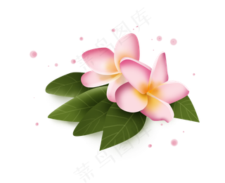 夏季折纸风鸡蛋花