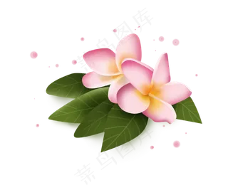 夏季折纸风鸡蛋花